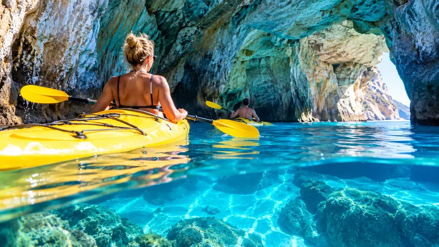 Kayaking and Snorkeling at Blue Caves Zakynthos