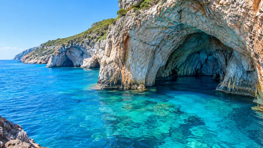 blue caves zakynthos